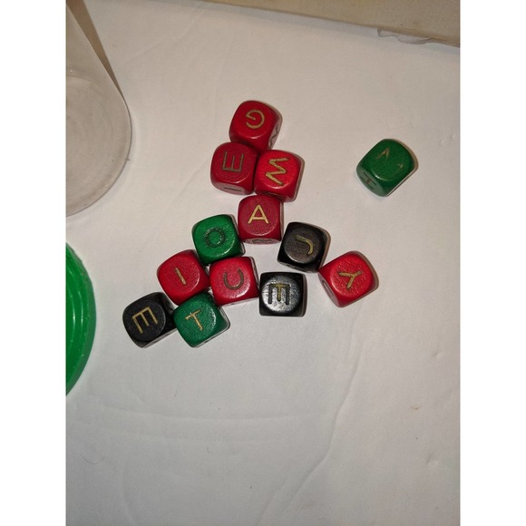 Vintage 1963 Tumble Words The Crossword Board Game Kohner Rare Complete - Picture 8 of 11